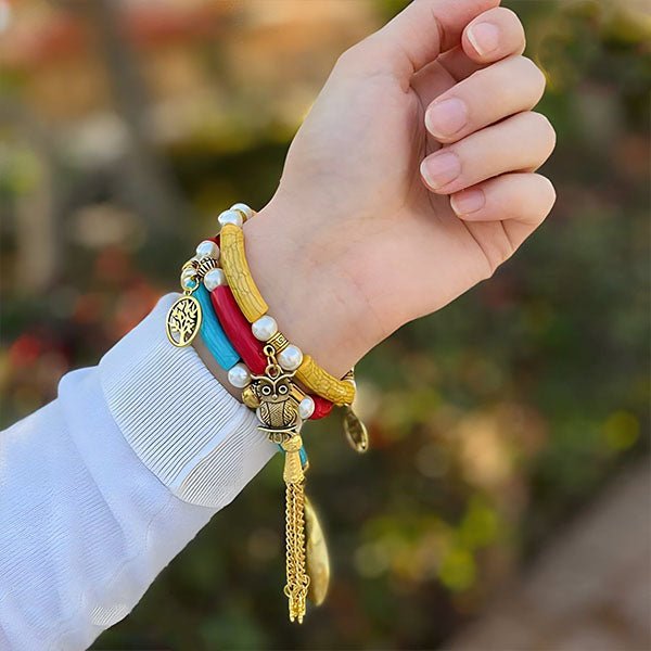 Chinese Charms - Acrylic Bracelets