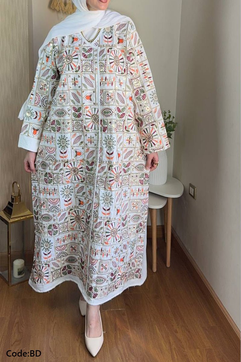 Safia Jalabiya - Linen