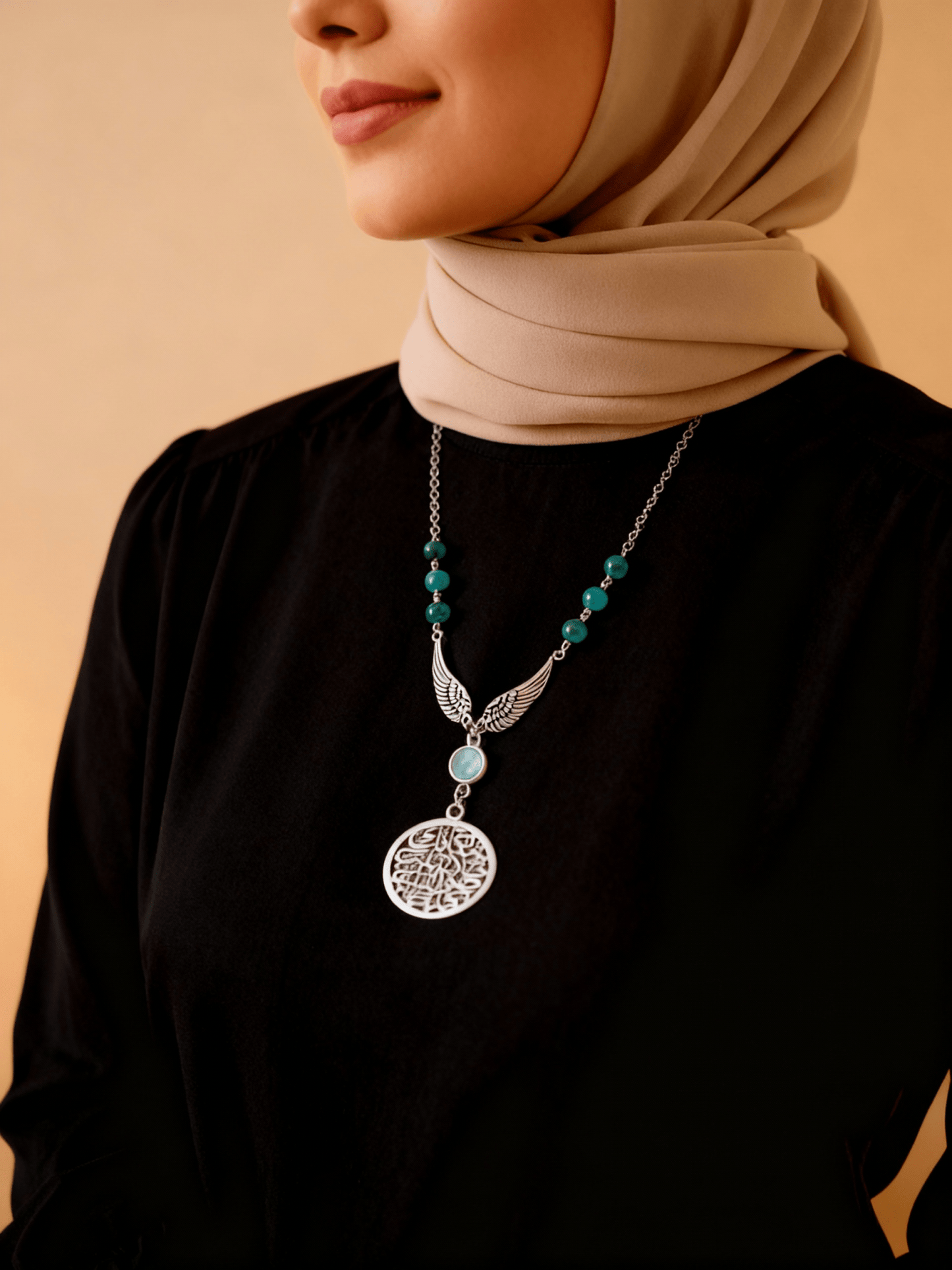 Najla Necklace - Silver Plated