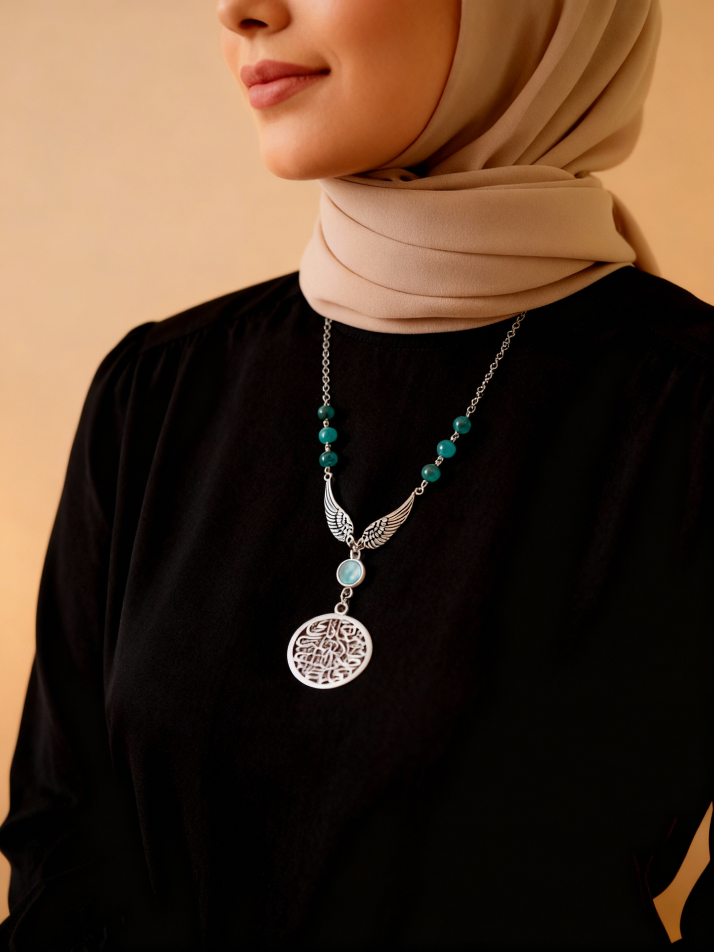 Najla Necklace - Silver Plated