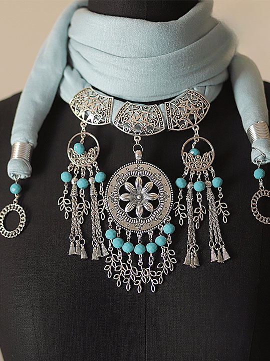 وشاح عربي من الفيروز