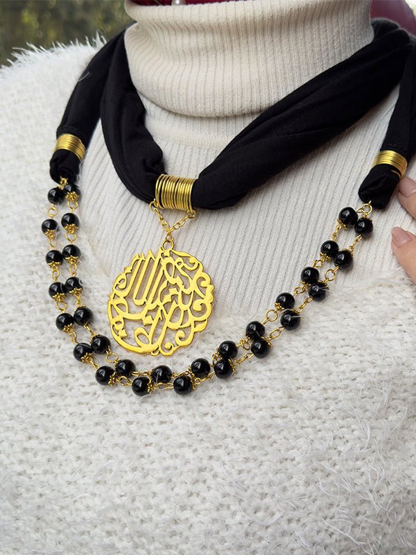 Gharam Necklace Scarf - Cotton