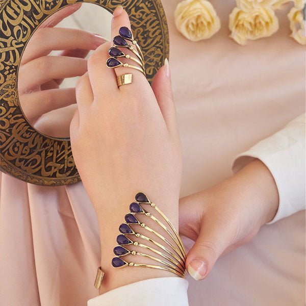 Amar Set - Copper and Agate