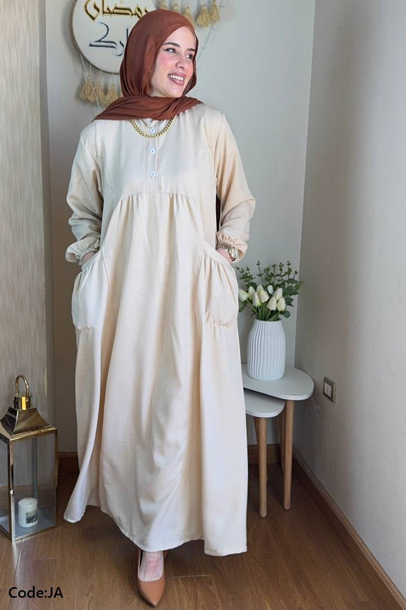 Jalabiya Lilaf - Linen