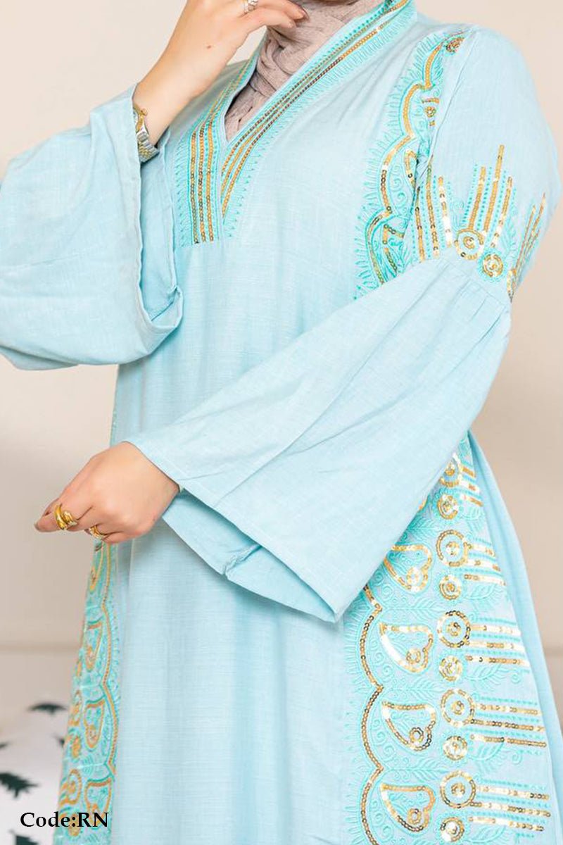 Dora Jalabiya- Linen