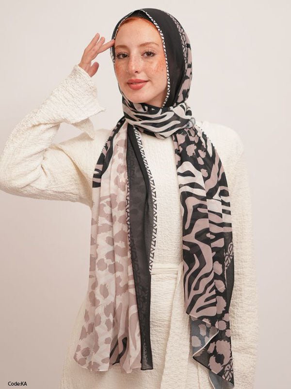 Zahra Scarf - Crepe Digital