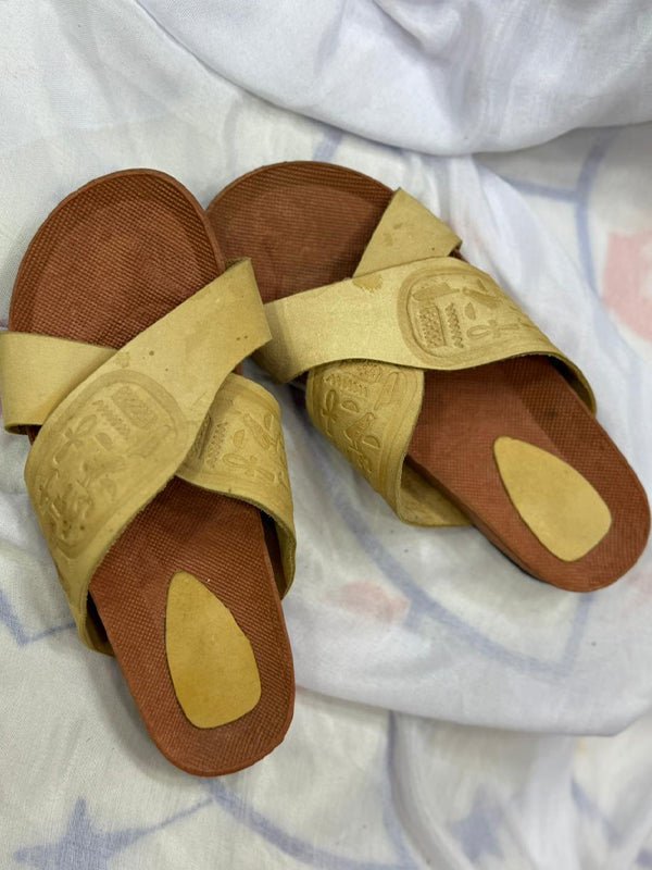 Basma Slippers - Genuine Leather