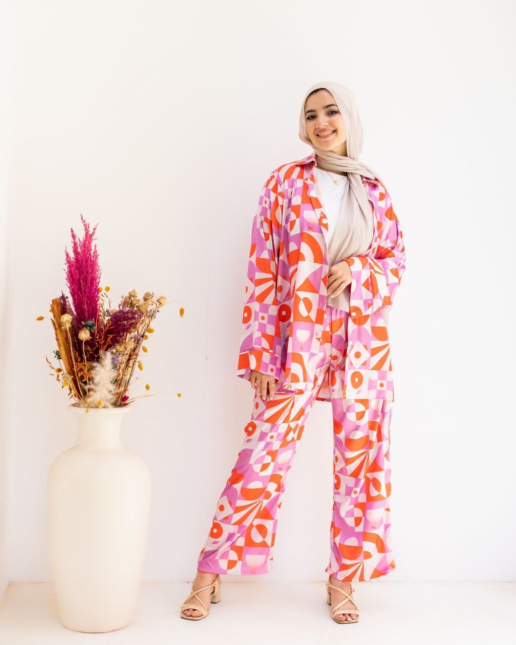 Alyaa Casual Suit - Satin