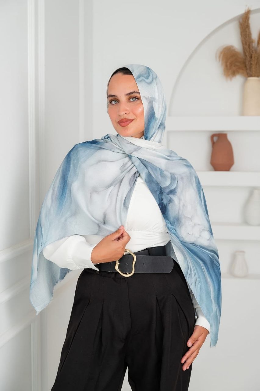Jasmine Scarf - Sponge Cotton