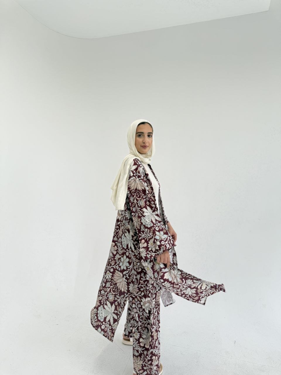 Fatima Summer Suit - Satin