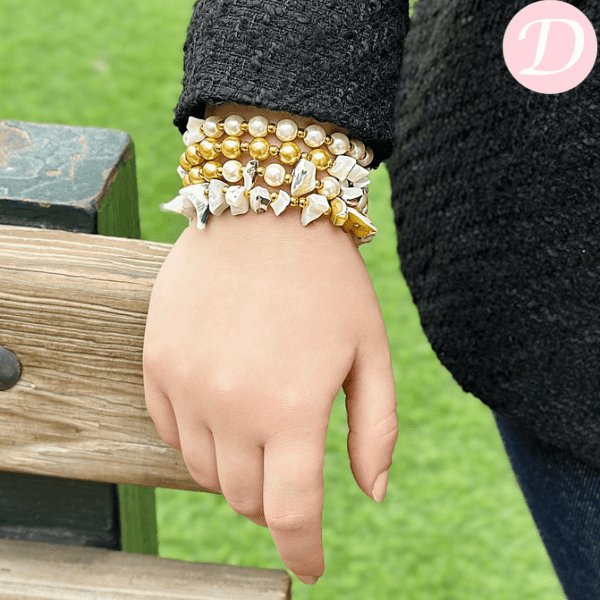 Seashell Set - Gold Metal
