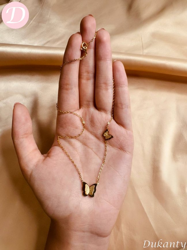 قلادة الفراشة - ستانلس ستيل