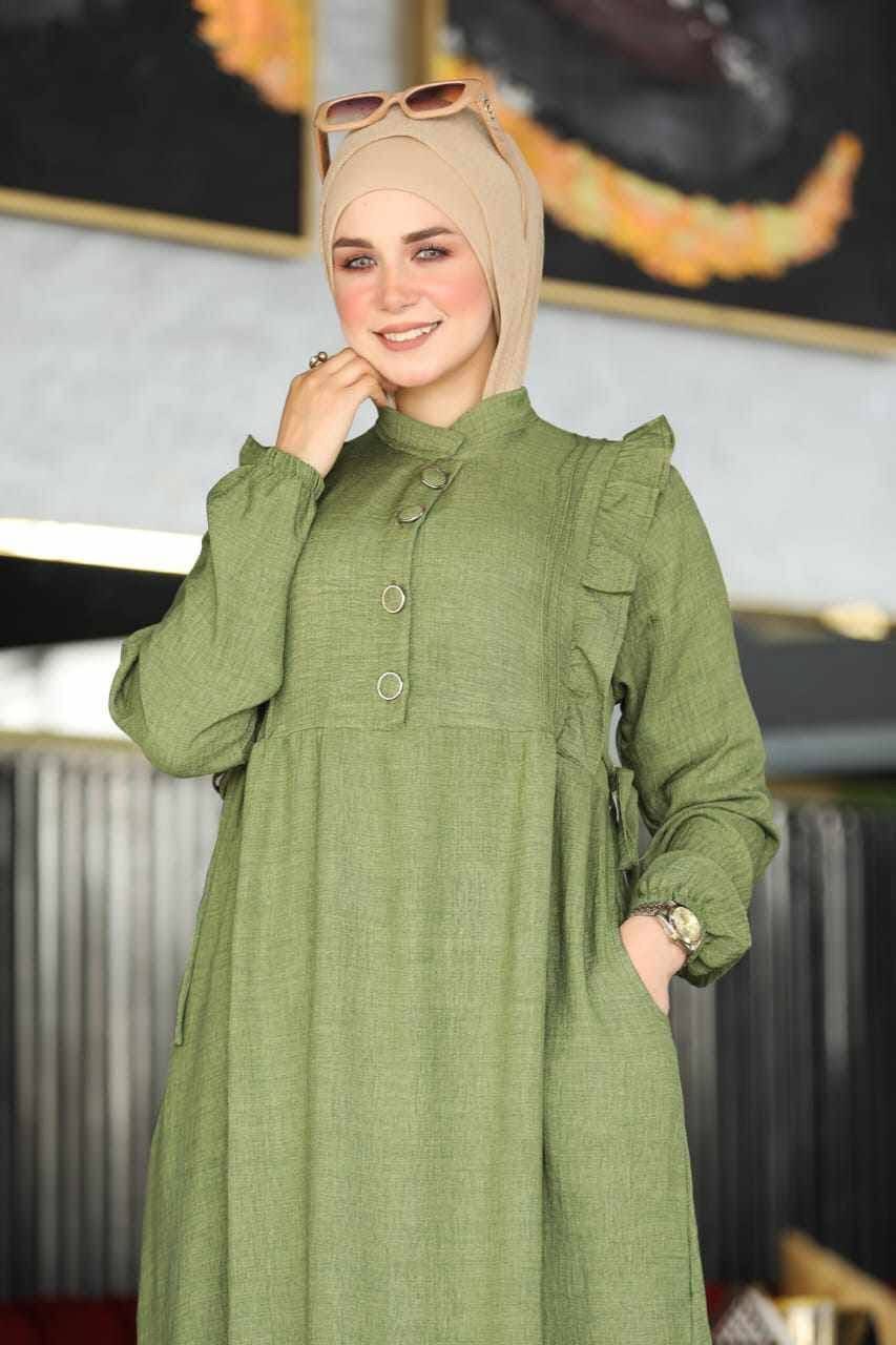 Reham Dress - Linen
