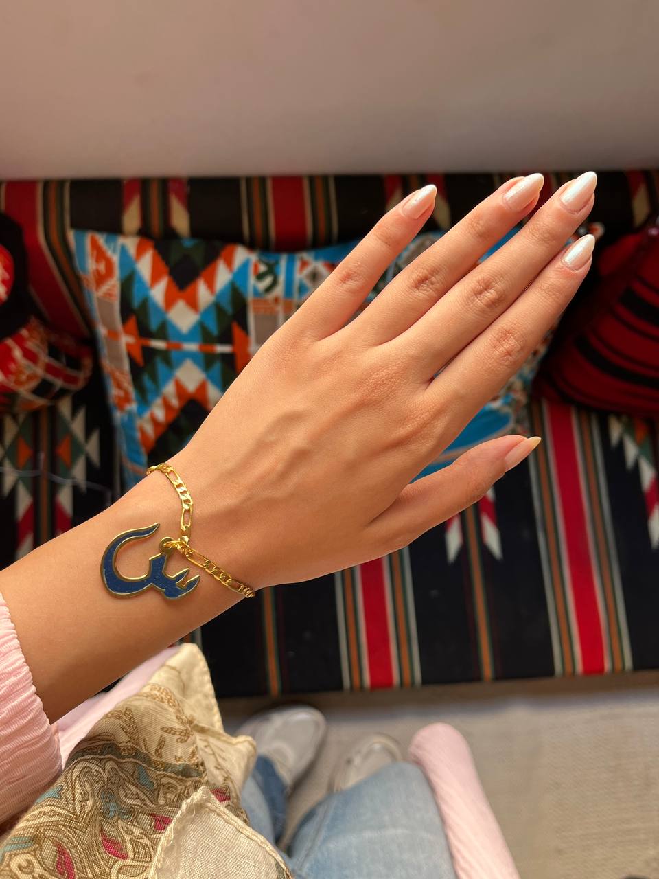 Seen Customized Bracelet- Gold Plated