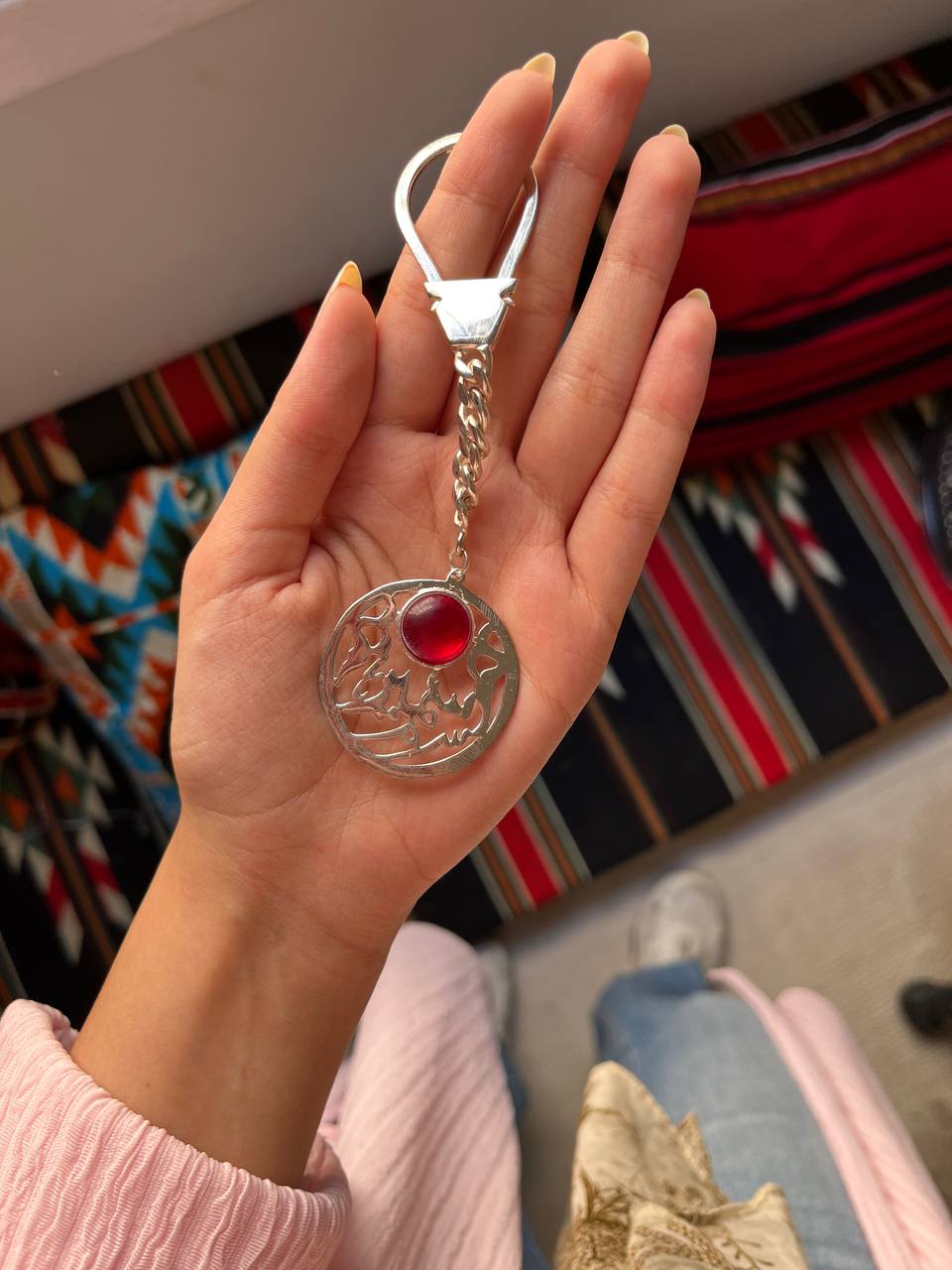 ميدالية سمير مخصصة - مطلية بالفضة