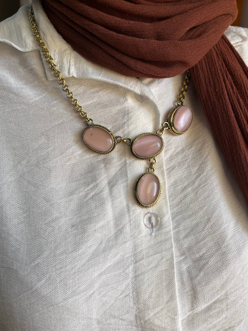 Unique Afnan Necklace - Agate Stone