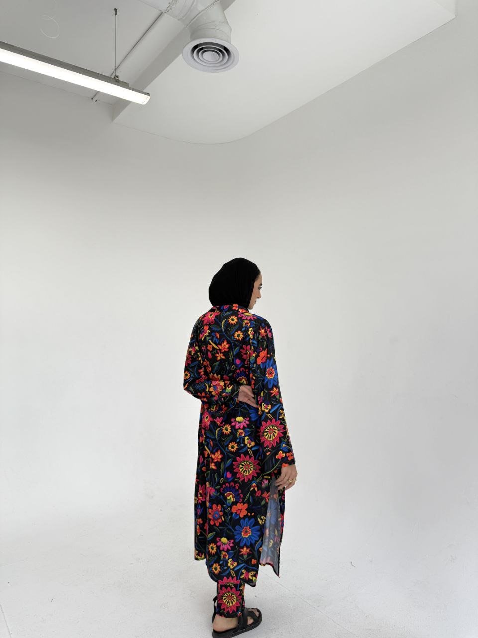 Hania Casual Suit - Satin