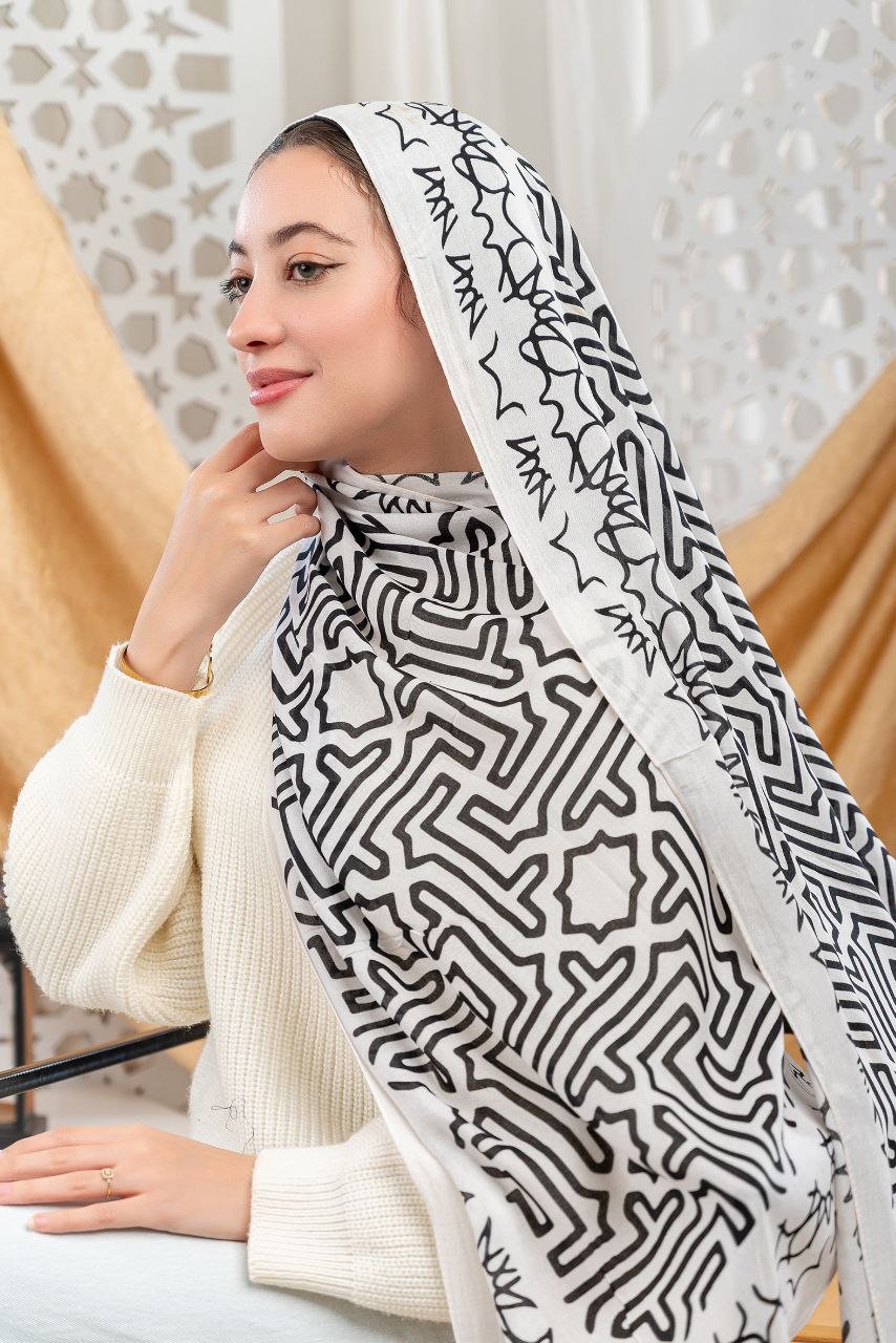 Nagwa Scarf - Cotton Digital