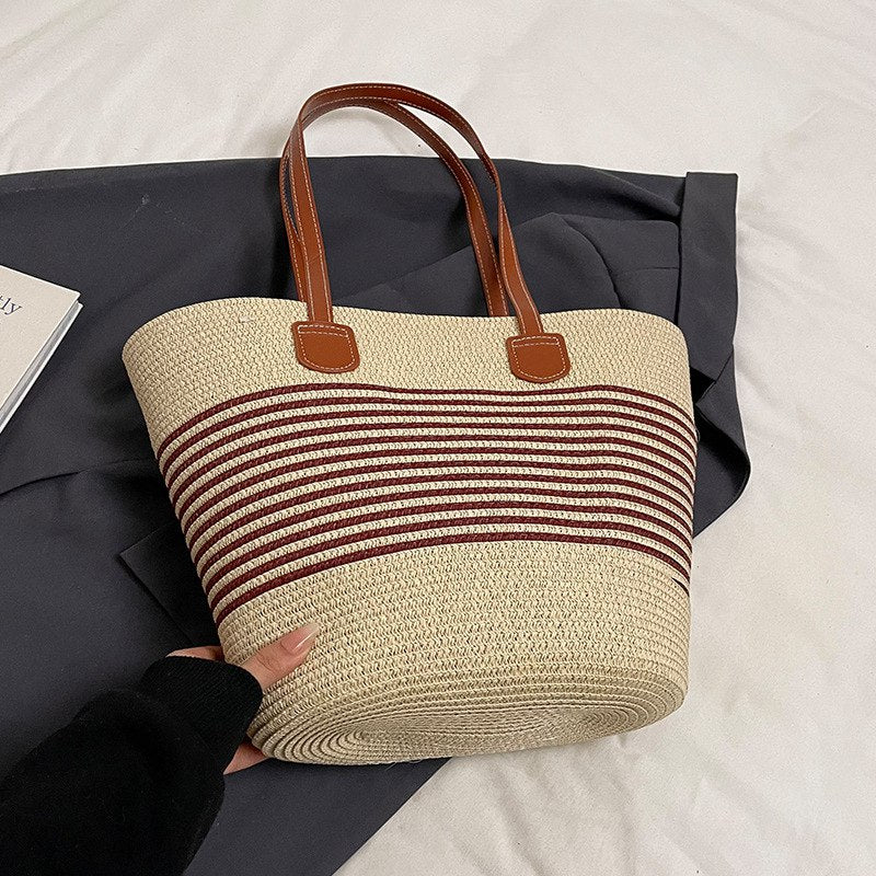 Ghada Beach Bag - Wicker
