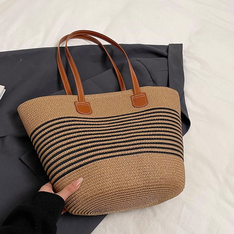 Ghada Beach Bag - Wicker