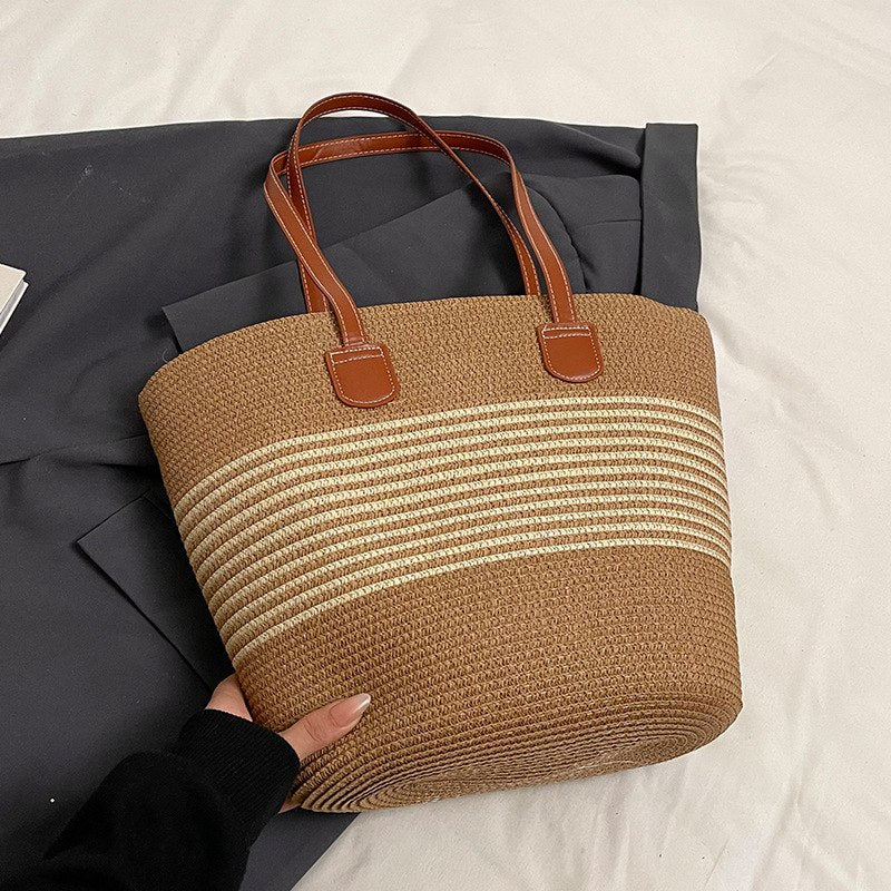 Ghada Beach Bag - Wicker