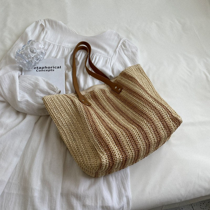 Walaa Beach Bag - Wicker