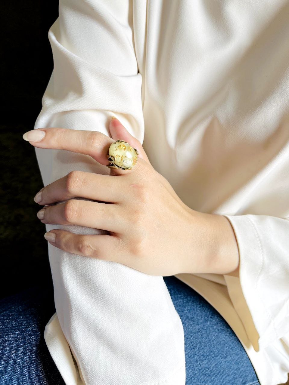 Fayrouz Ring - Pure Copper
