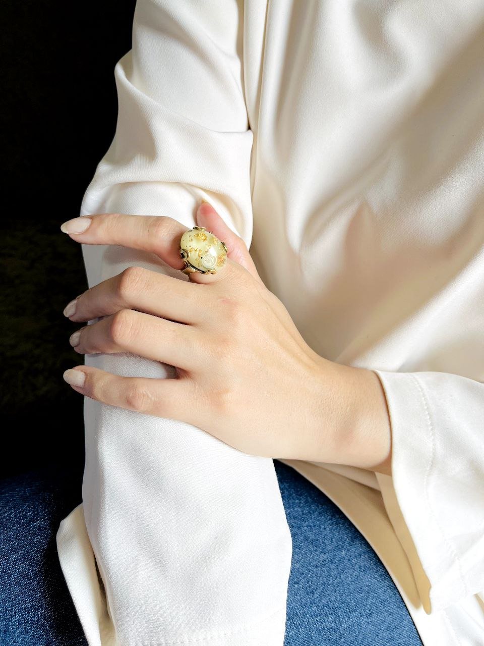 Fayrouz Ring - Pure Copper