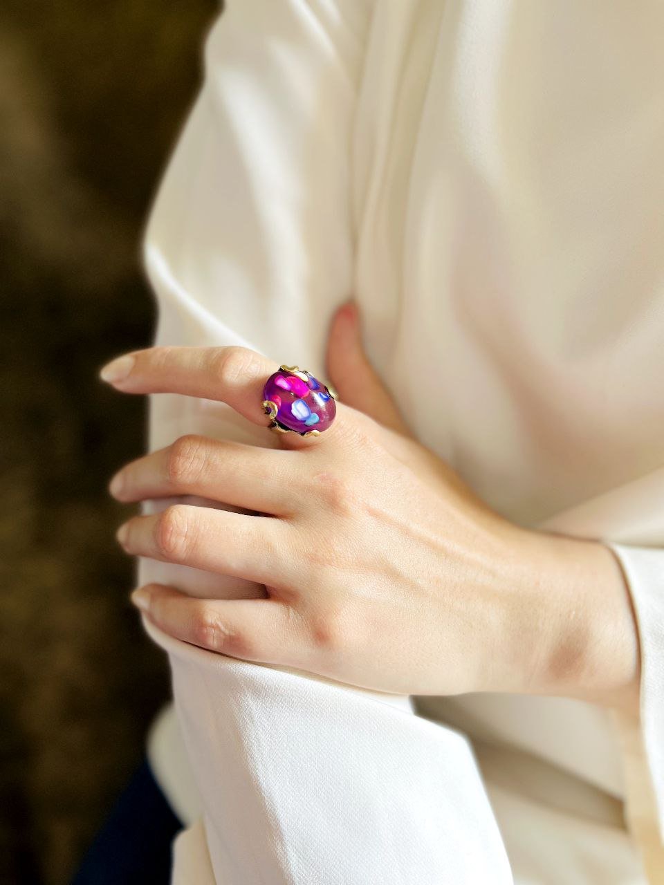 Fayrouz Ring - Pure Copper