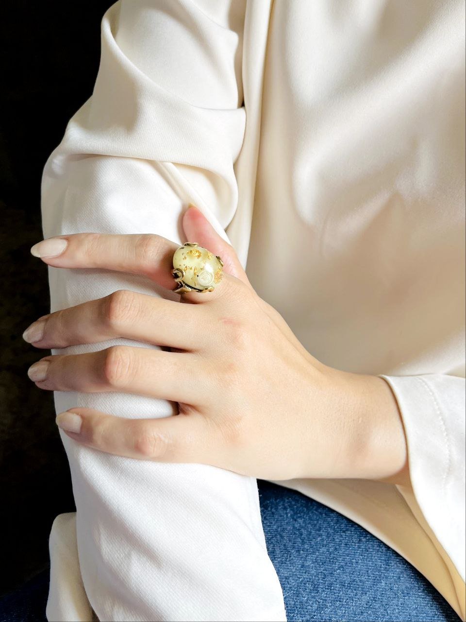 Fayrouz Ring - Pure Copper