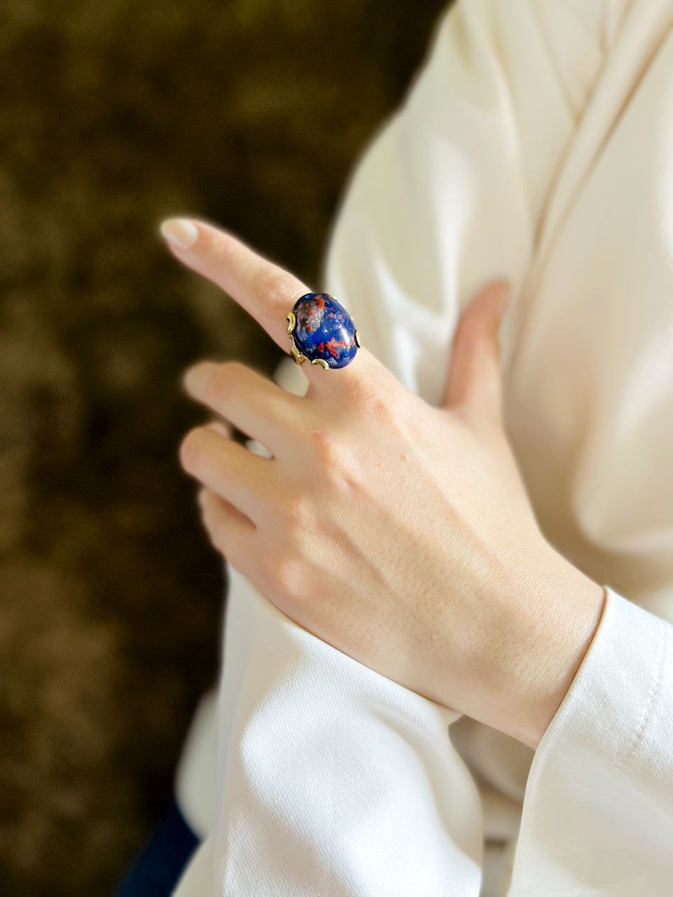 Fayrouz Ring - Pure Copper