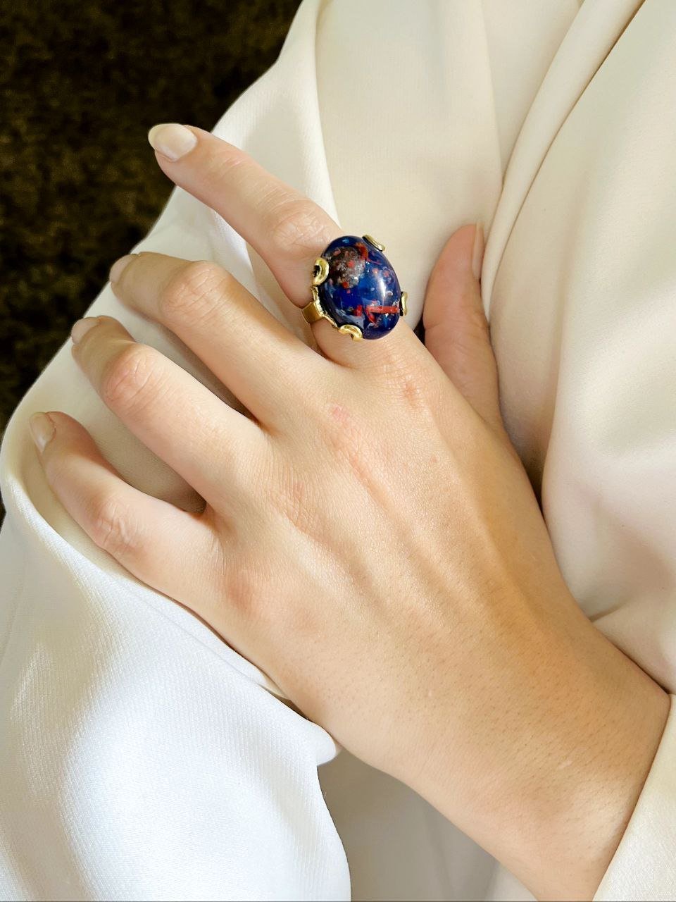 Fayrouz Ring - Pure Copper