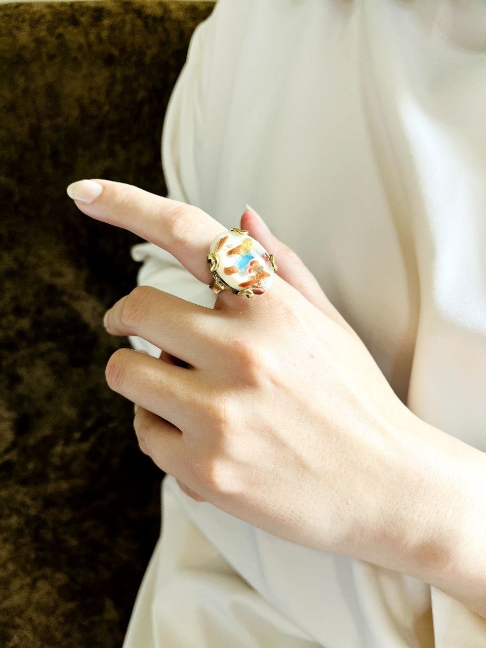 Fayrouz Ring - Pure Copper