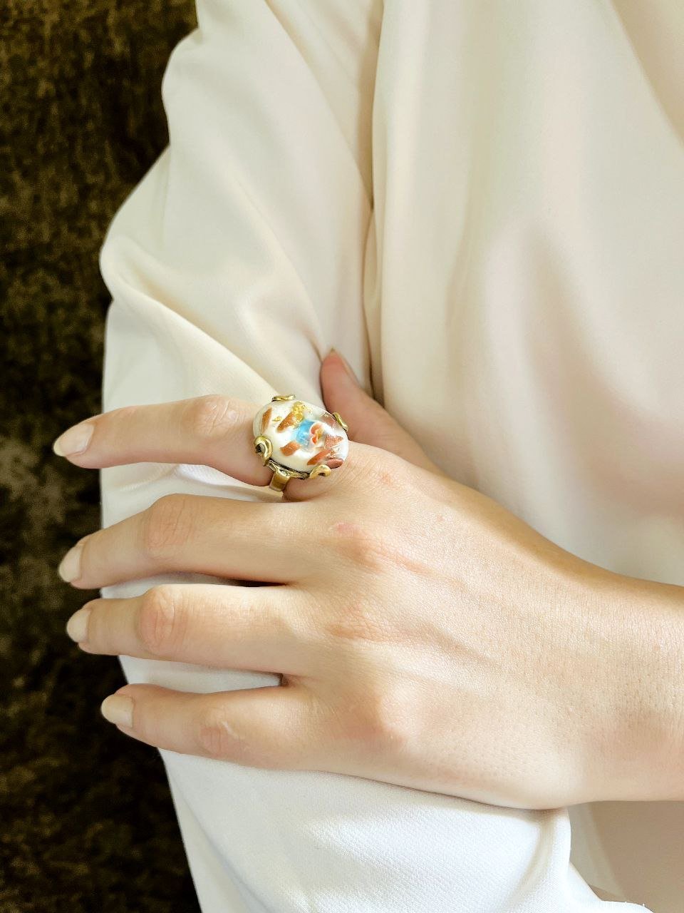 Fayrouz Ring - Pure Copper
