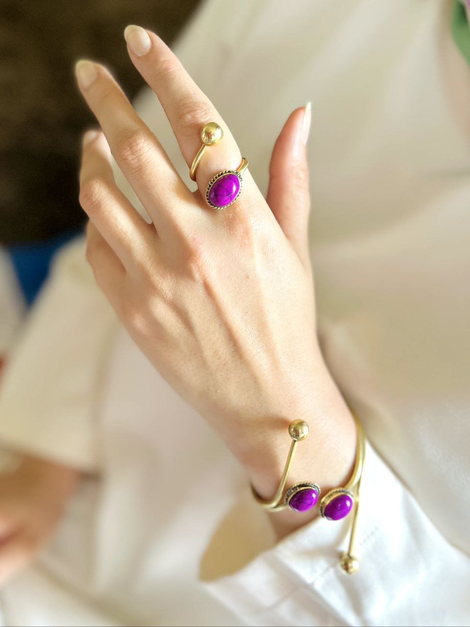 Hannah Delicate Set - Matte Stone