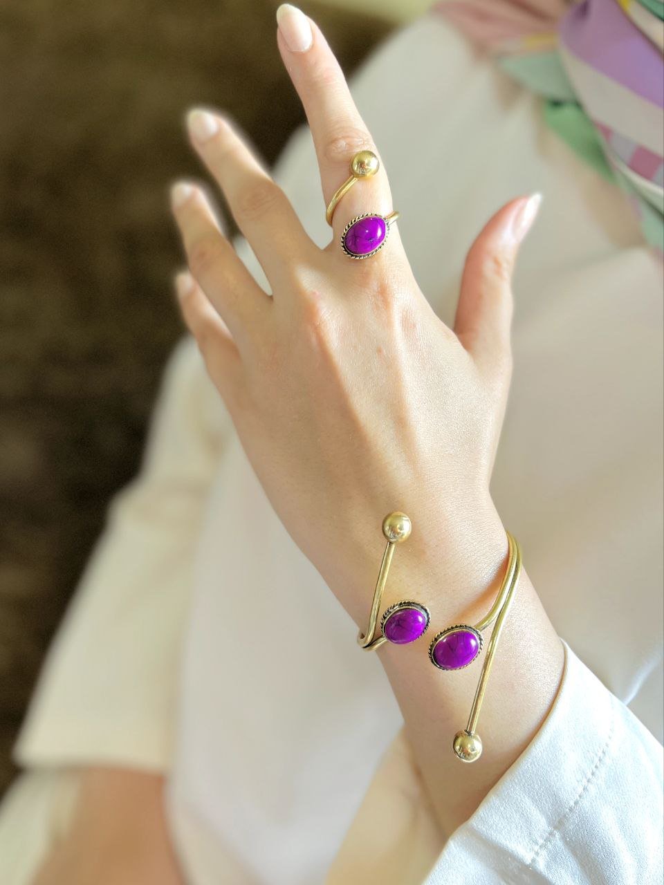 Hannah Delicate Set - Matte Stone