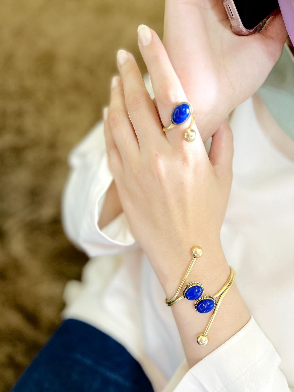 Hannah Delicate Set - Matte Stone