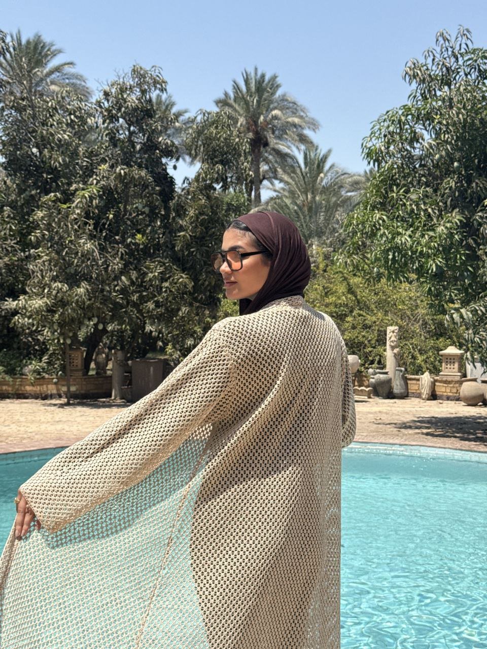 Nadeen Summer Kimono - Crochet