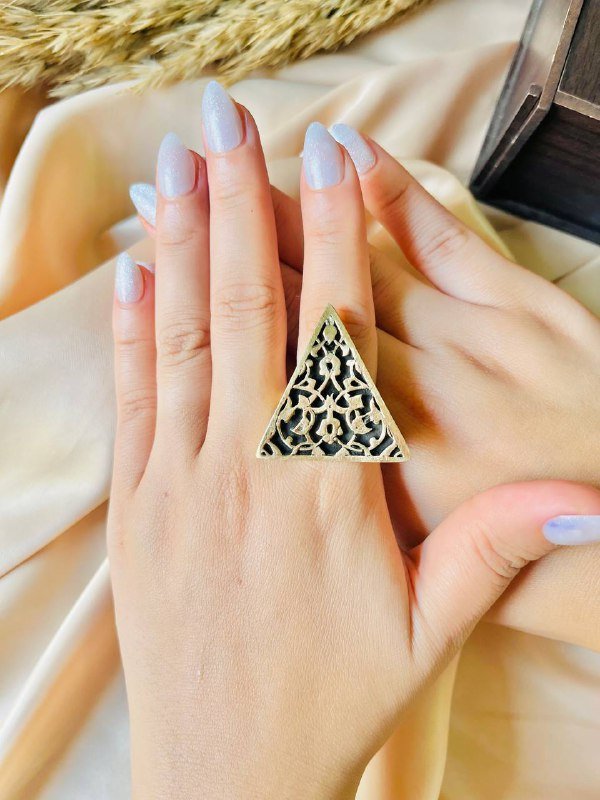 Traditional Arabian Set - Pure Copper with Navy Blue Agate