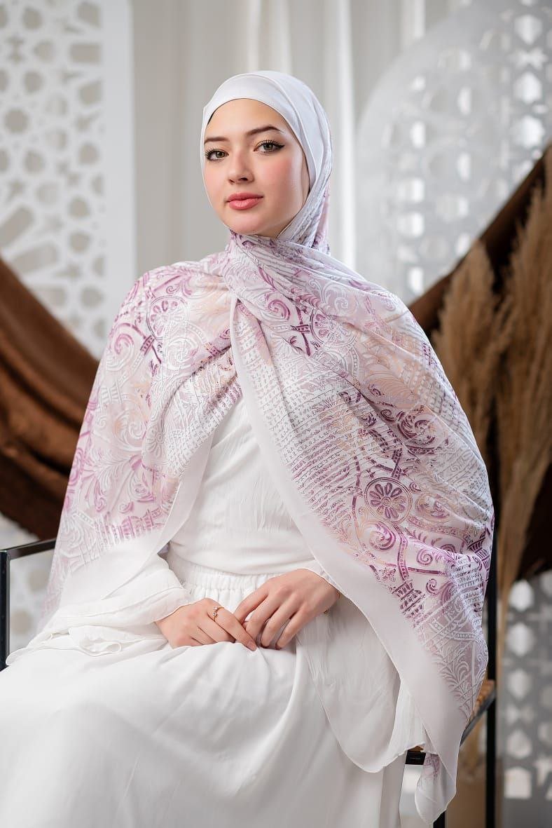 Lobna Scarf - Crepe Digital