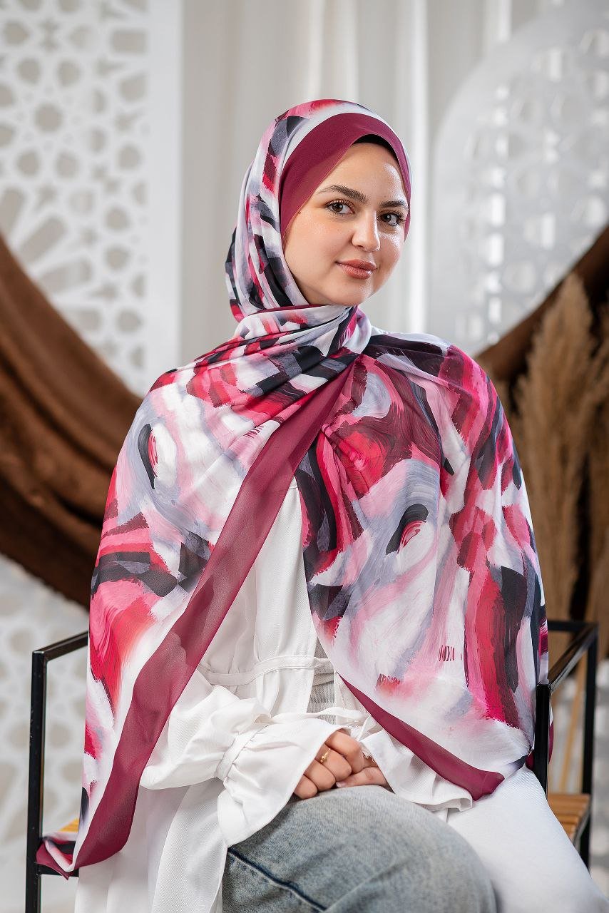 Aurelia Scarf - Crepe Digital