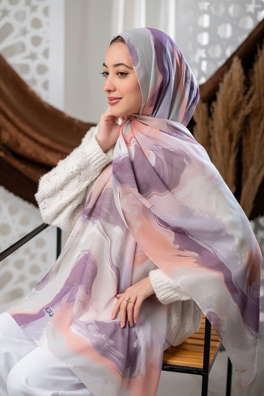 Leen Scarf - Crepe Digital
