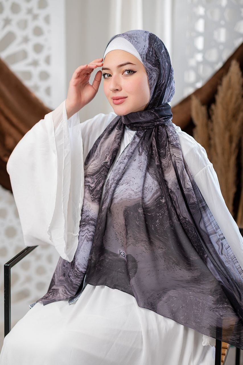 Rewan Scarf - Crepe Digital