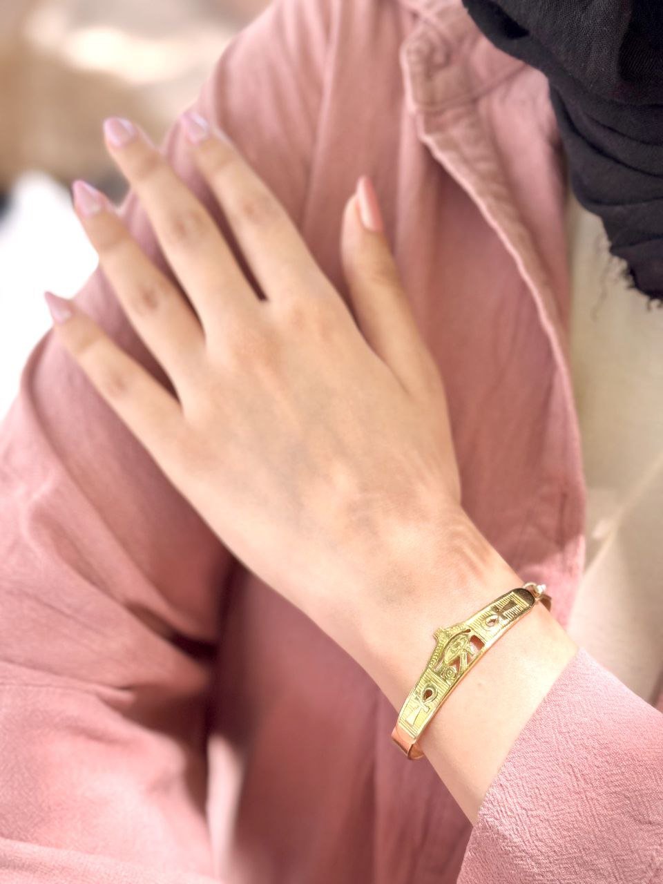Rawaq Bangle - Pure Copper
