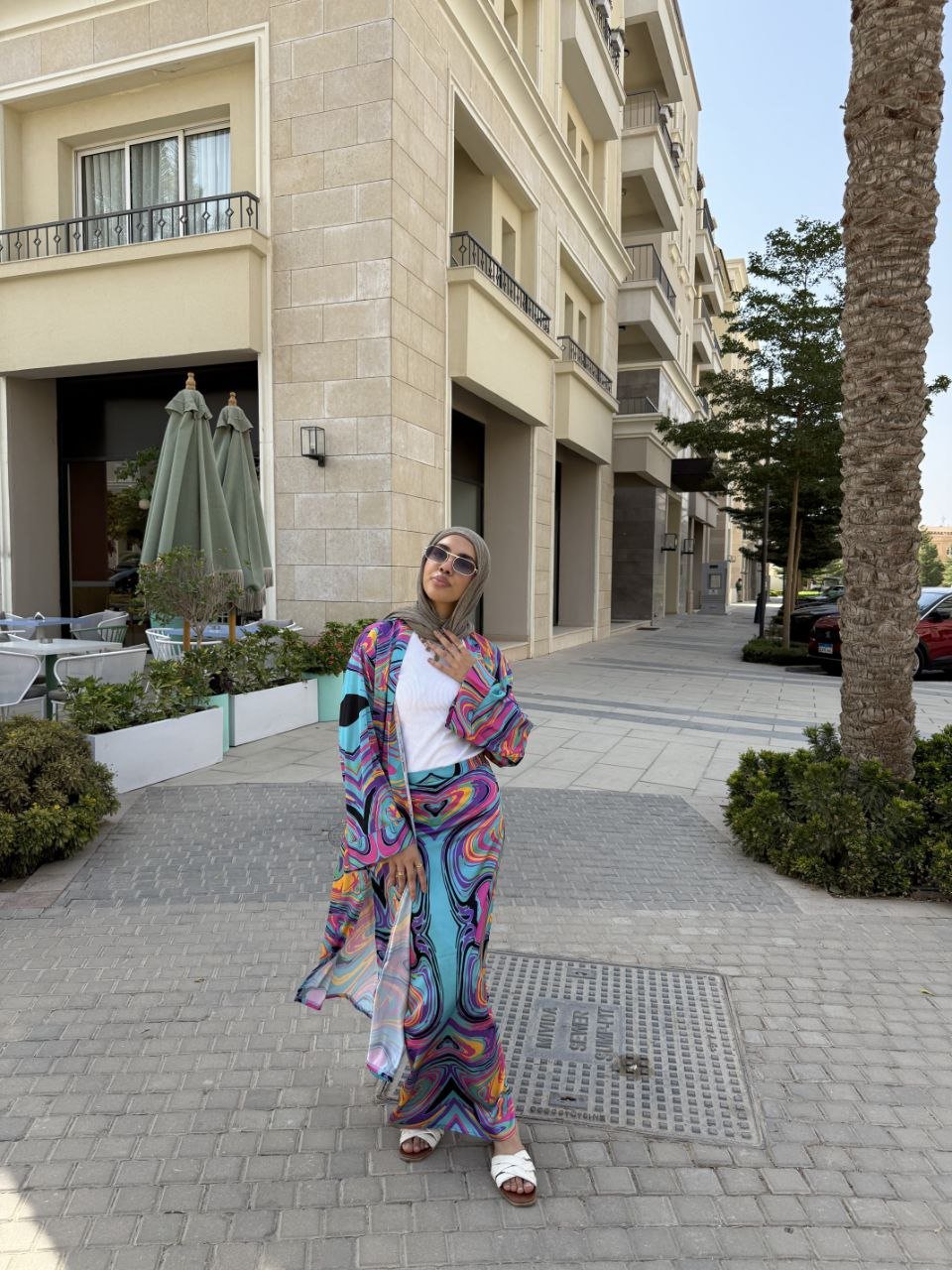Afnan Casual Suit - Satin