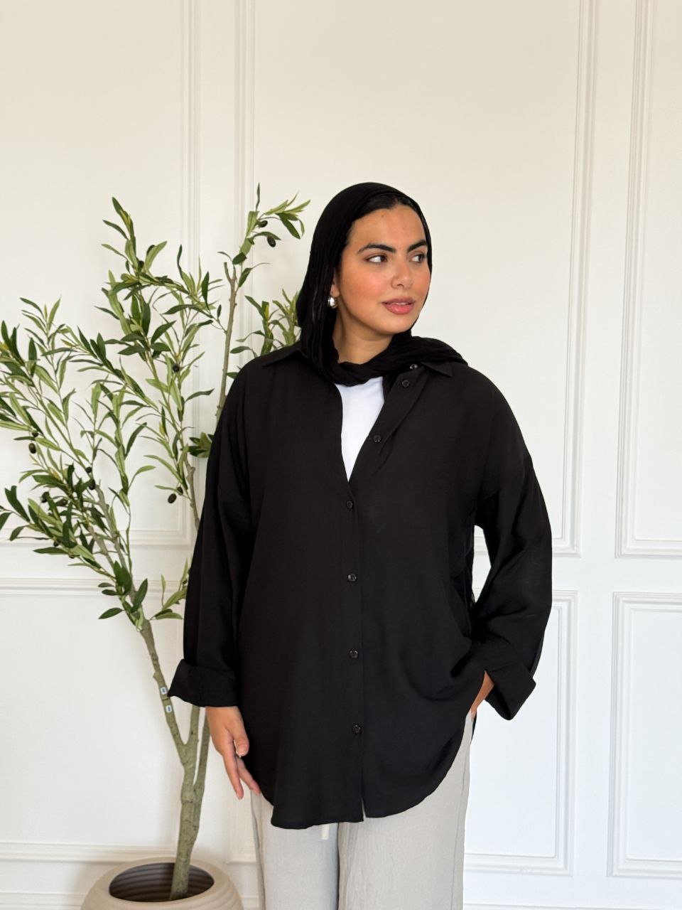 Nadeen Turkish Shirt - Linen