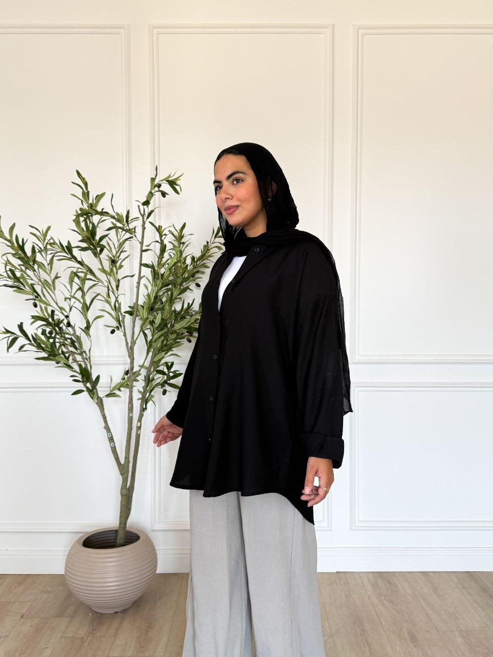 Nadeen Turkish Shirt - Linen