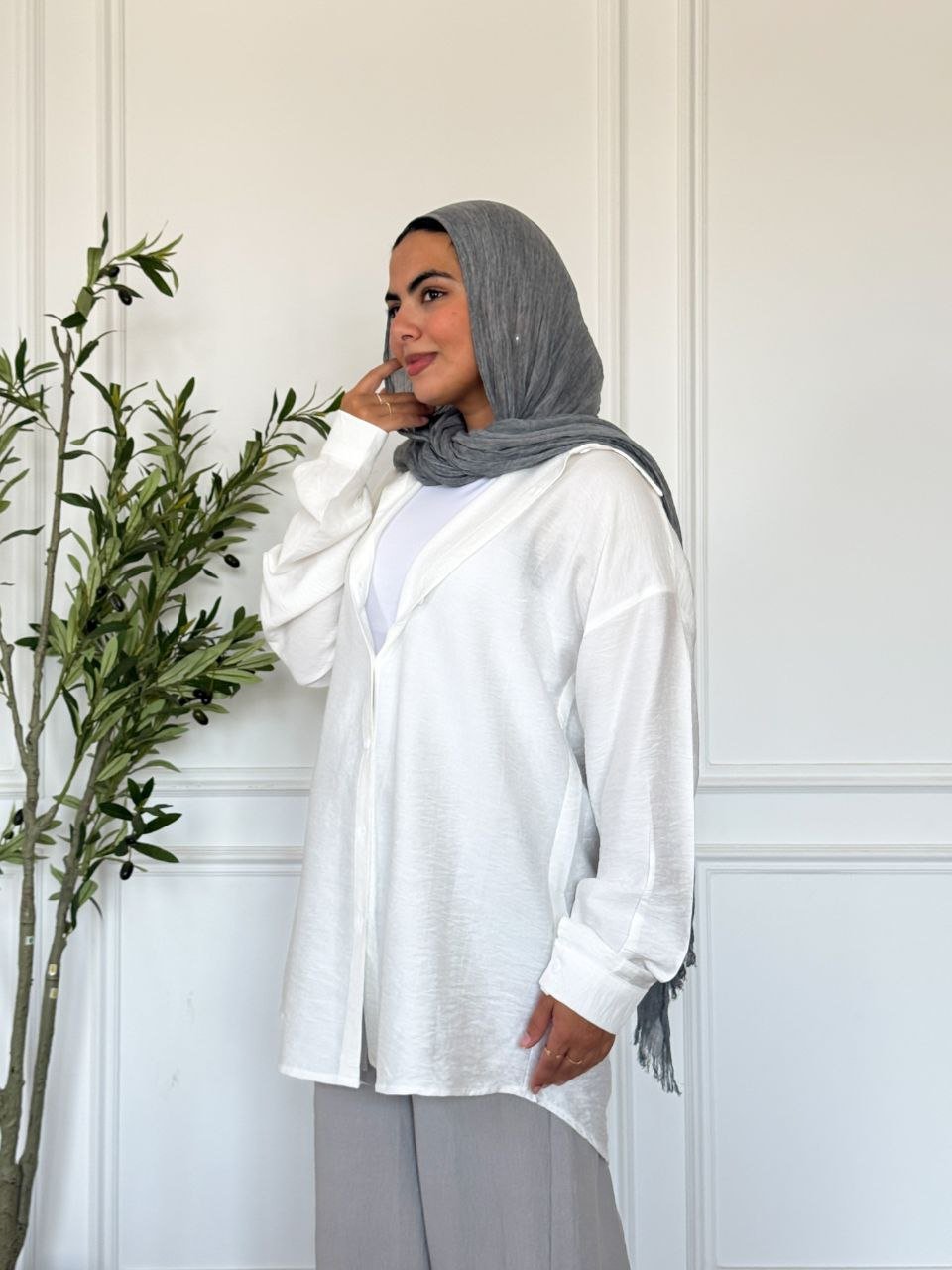 Nadeen Turkish Shirt - Linen