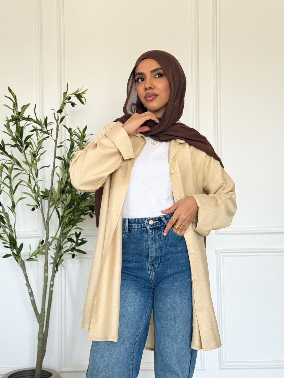 Nadeen Turkish Shirt - Linen