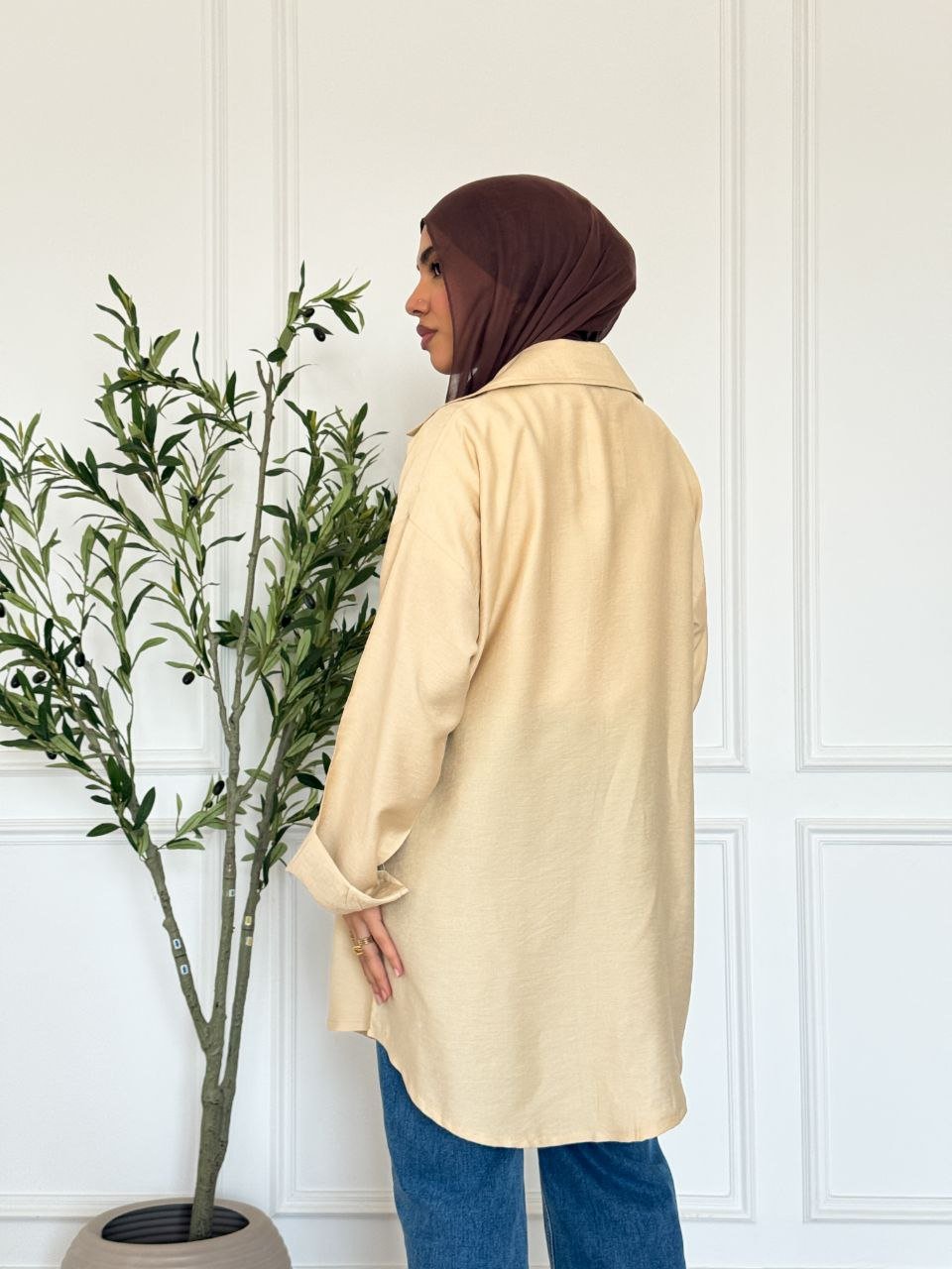 Nadeen Turkish Shirt - Linen